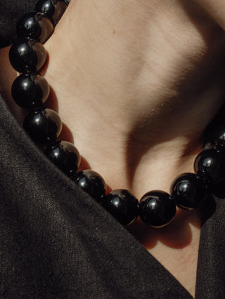 Stone Neckalace - Onyx 20mm