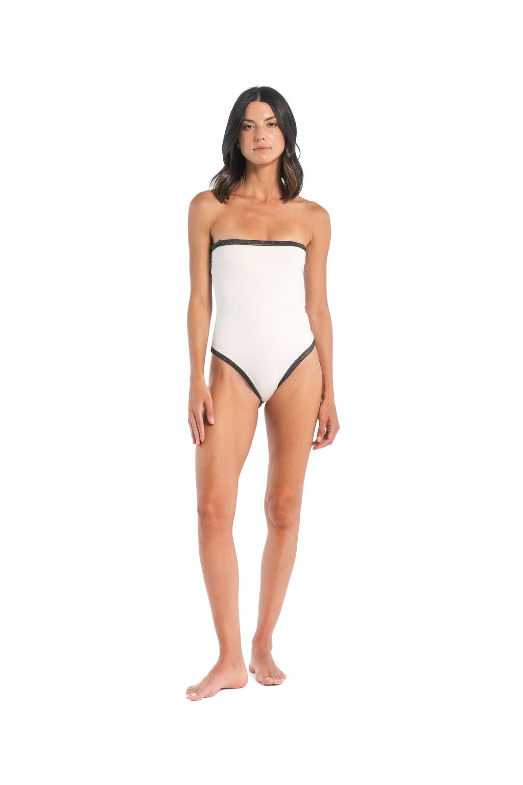 TINA ONE-PIECE — B&W