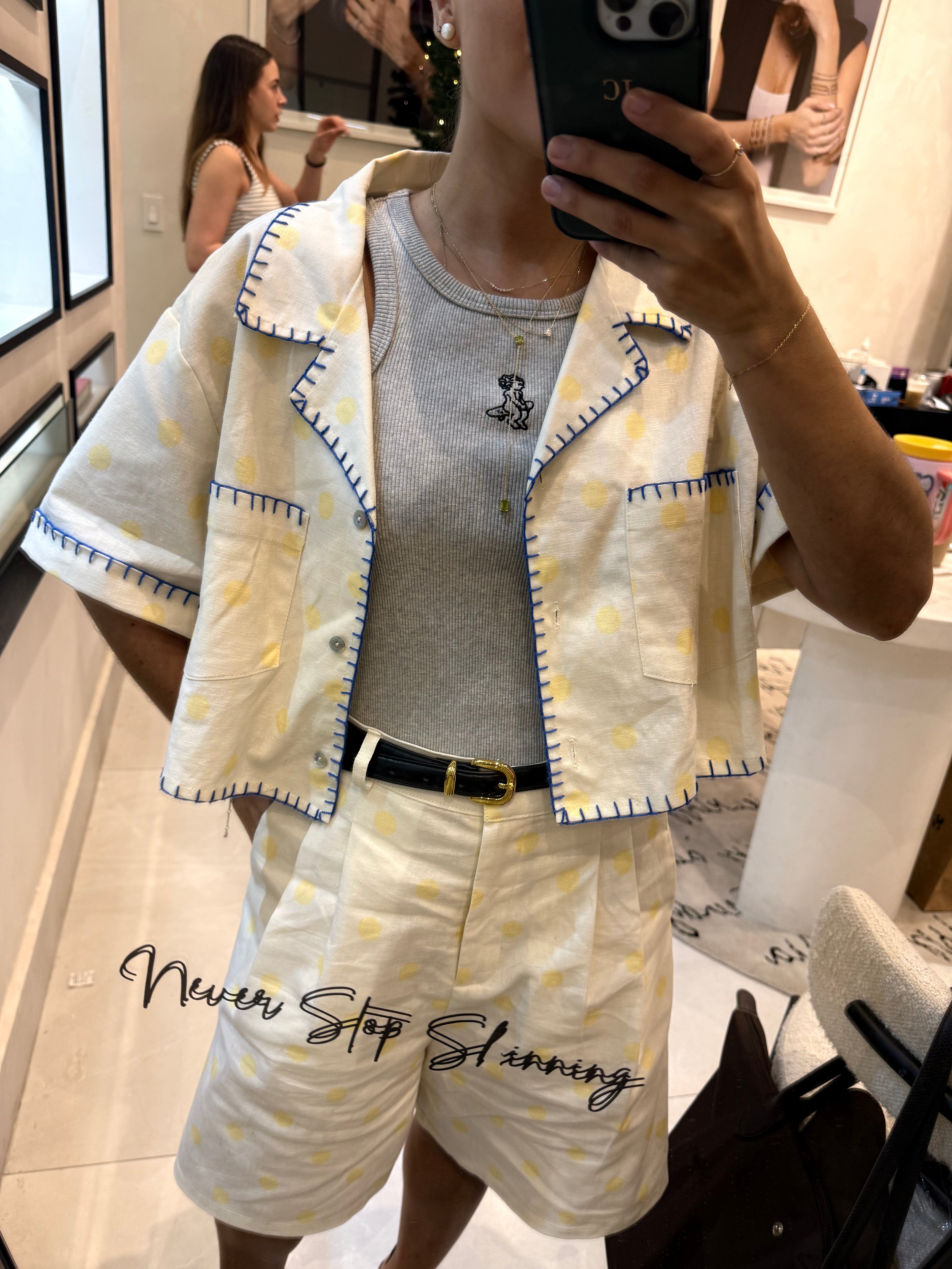 POLKA AMY BERMUDA SHORTS