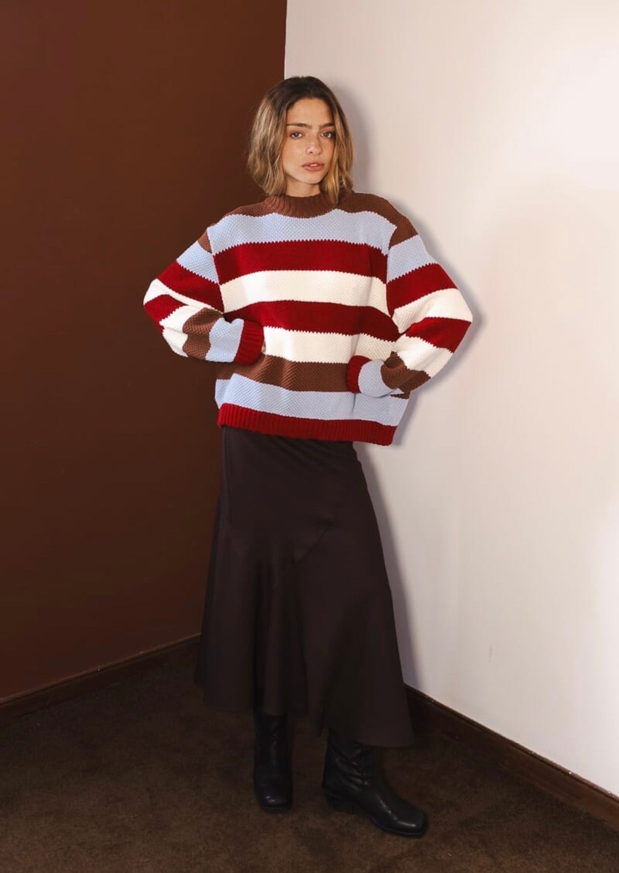 NAPO SWEATER — LIGHT BLUE