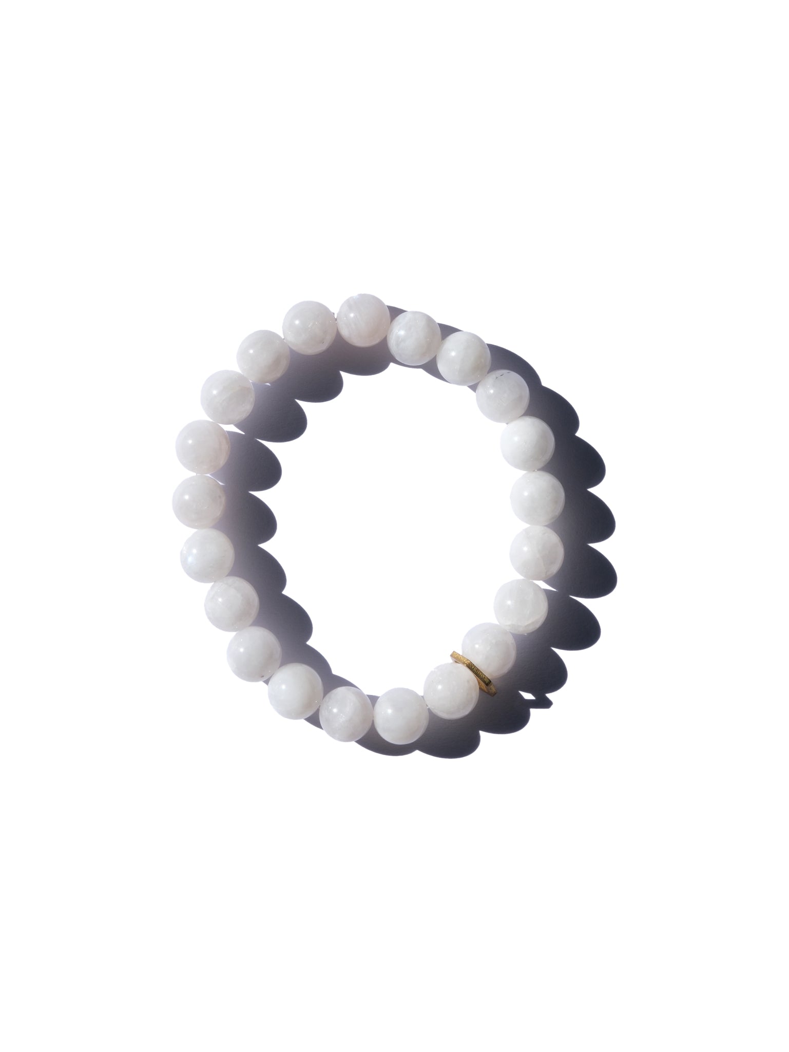 WHITE MOONSTONE BRACELET 8mm