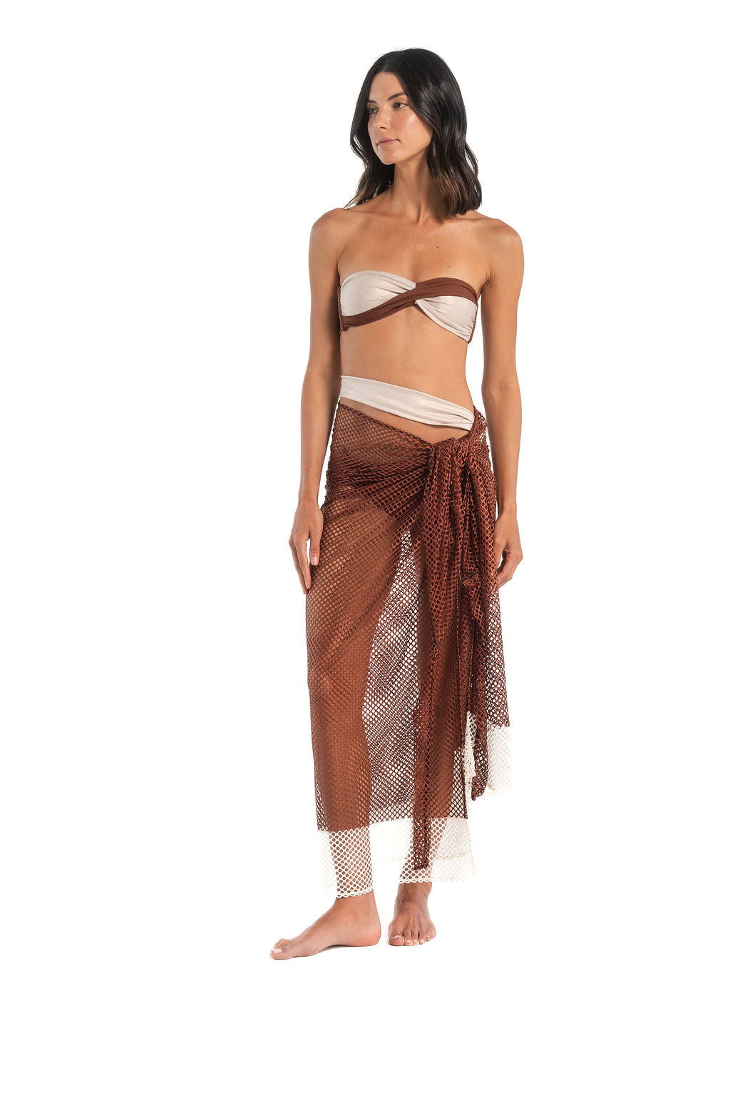ELIA BIKINI — BROWN