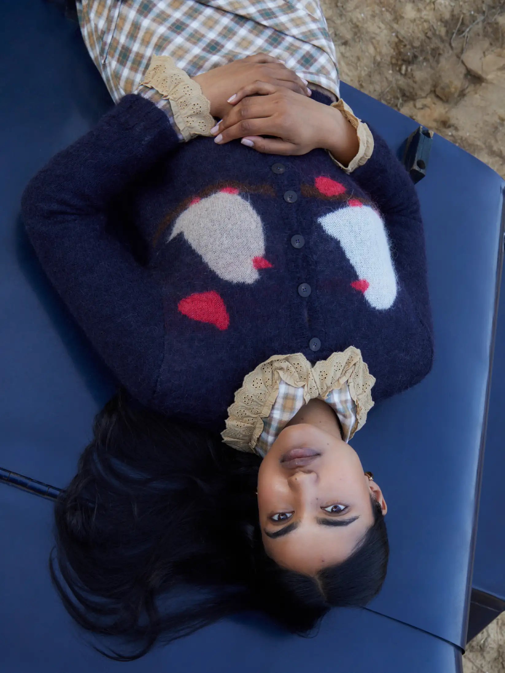 CAROLINA BIRD KNIT CARDIGAN