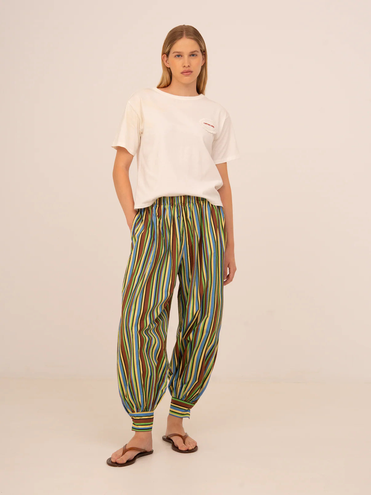 CALA STRIPED TROUSERS