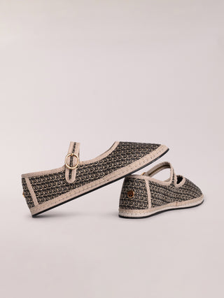 MARY JANE JACQUARD BLACK