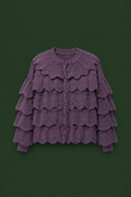 VOLADOR CARDIGAN — BURGUNDY