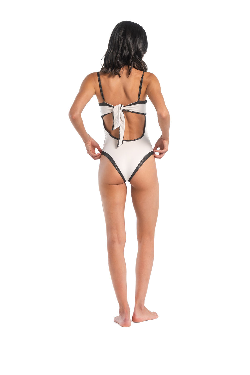 TINA ONE-PIECE — B&W