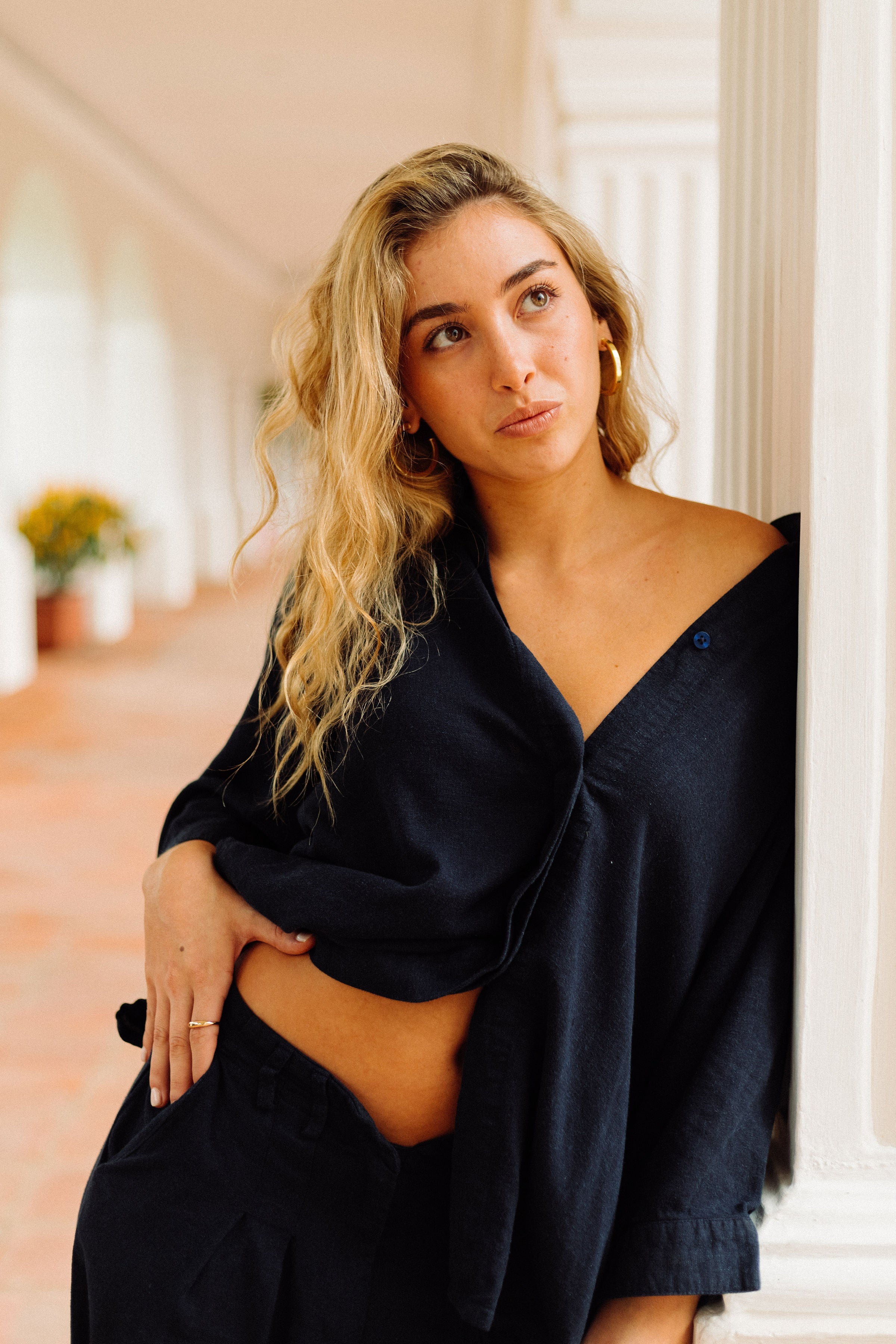 EVA BUTTON DOWN