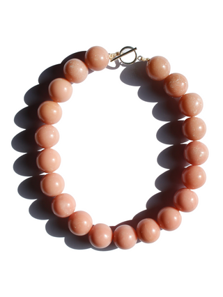 Stone Necklace - Opalo Rosado / Pink Opal