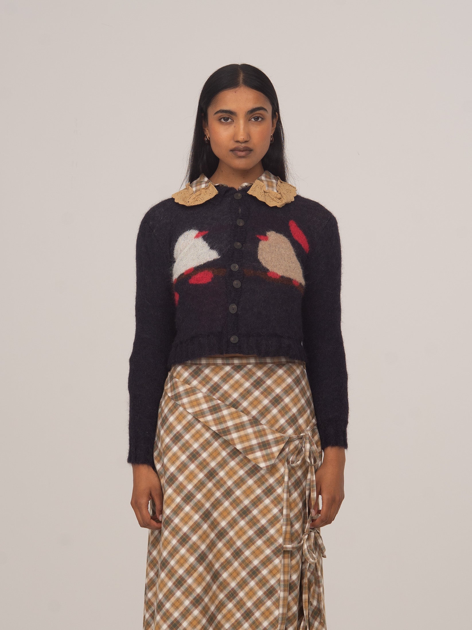 CAROLINA BIRD KNIT CARDIGAN