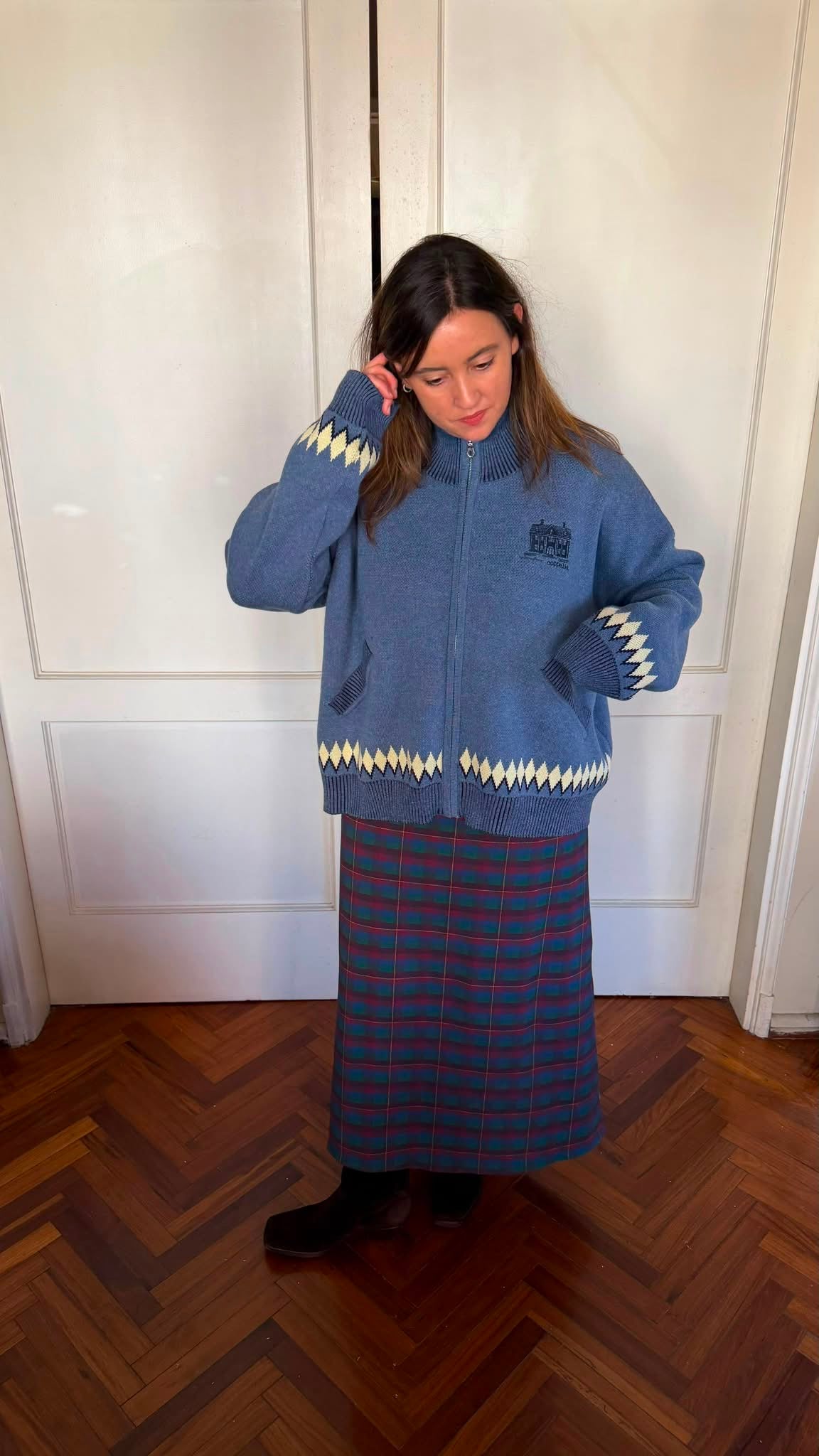 ALISON CARDIGAN - BLUE