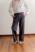 ZAI PORCH PANTS — BURGUNDY
