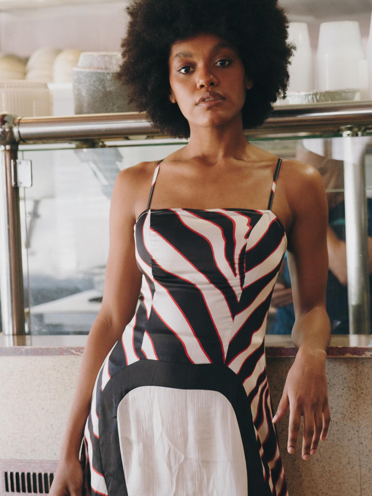 TUTTI FRUTTI ZEBRA GOWN