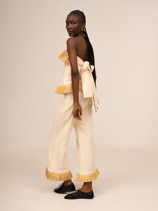 FRINGE STRAW SET