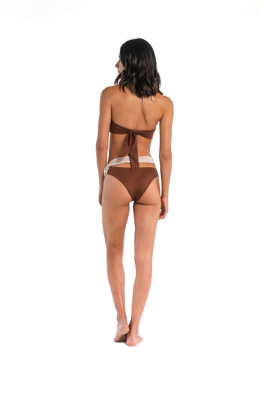 ELIA BIKINI — BROWN