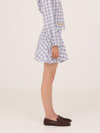 COMMUTE PLAID BLUE SET