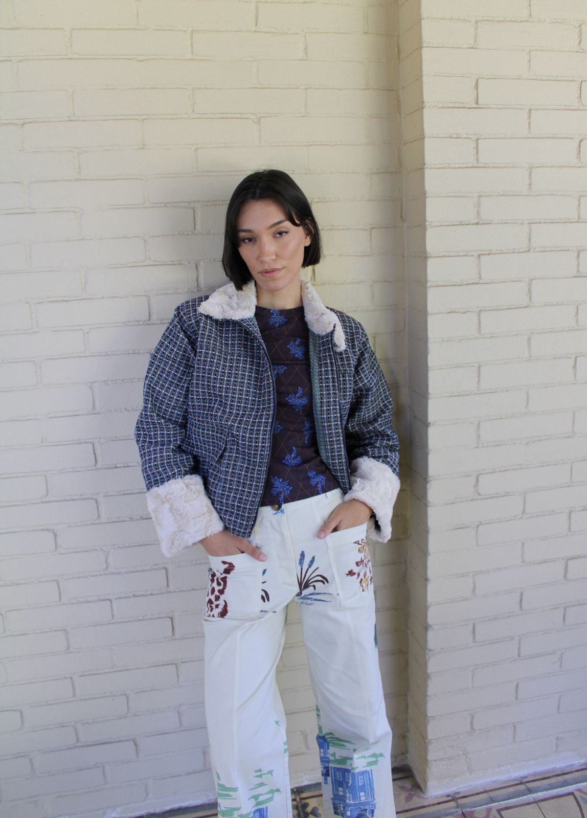 DARLING PORCH PANTS — MULTI