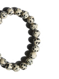 Stone Bracelet - Jaspe Dálmata - 8mm