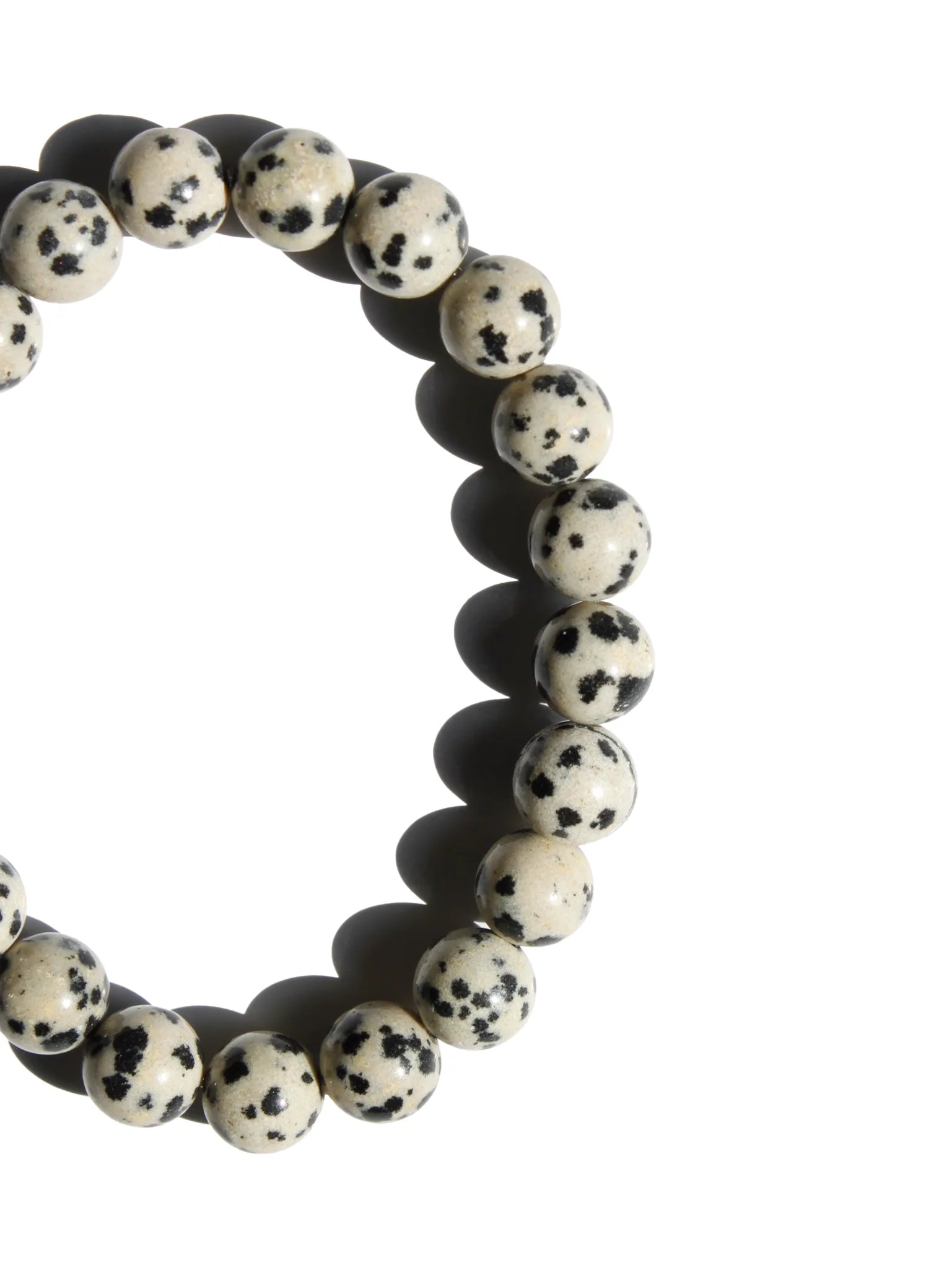 Stone Bracelet - Jaspe Dálmata - 8mm