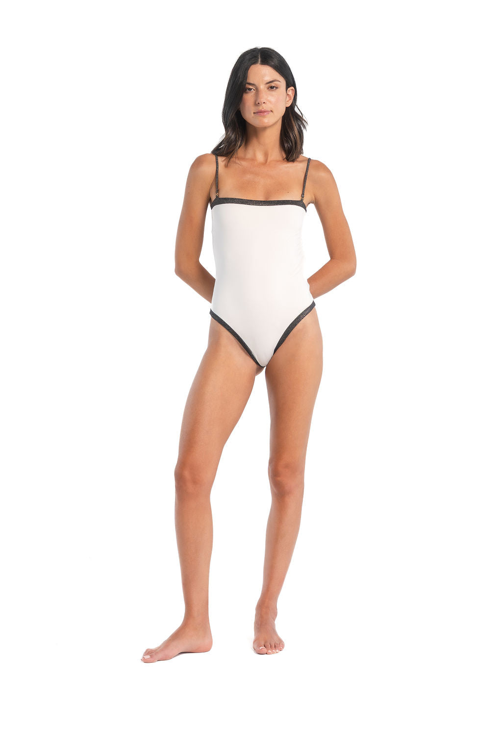 TINA ONE-PIECE — B&W