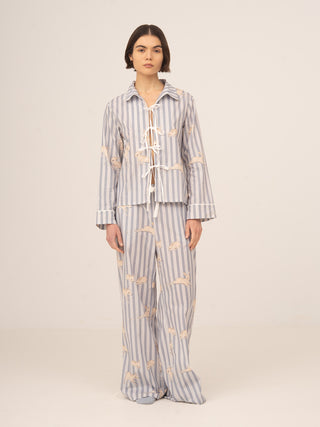 STRIPED BAMBI PAJAMA SET