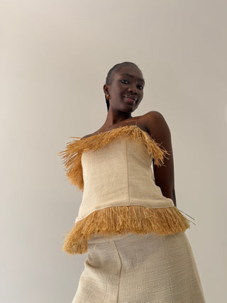 FRINGE STRAW SET