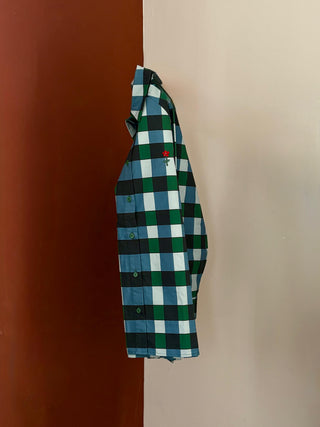 DING GINGHAM SET - GREEN