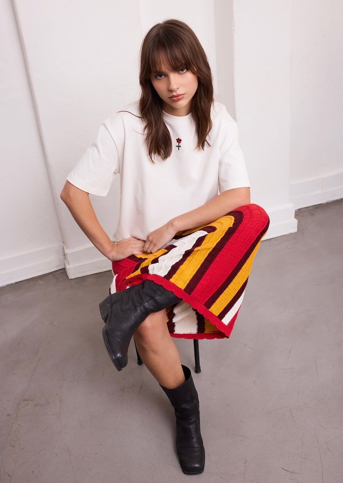 CERRO SKIRT — RED