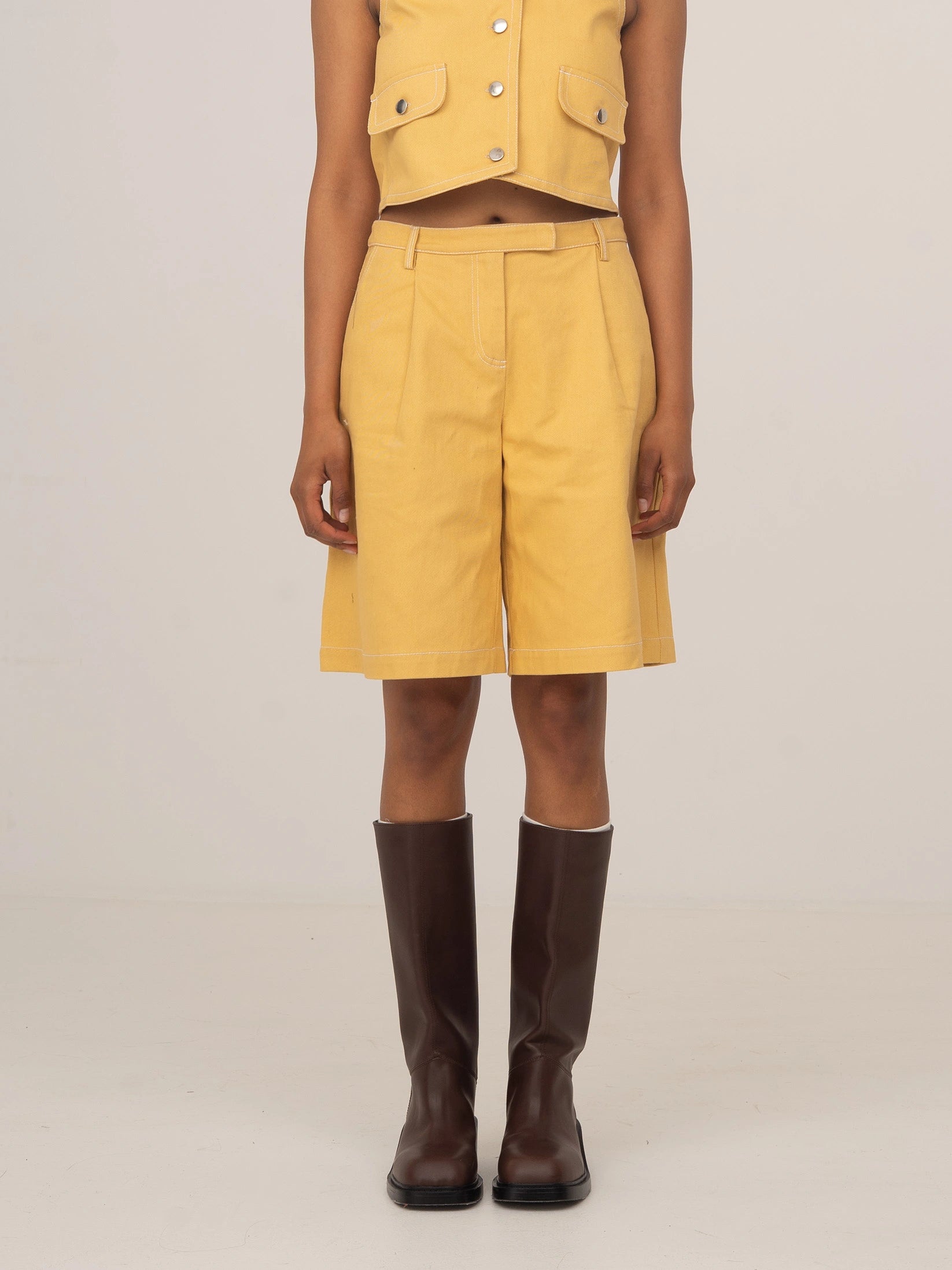 DESK YELLOW DENIM SET