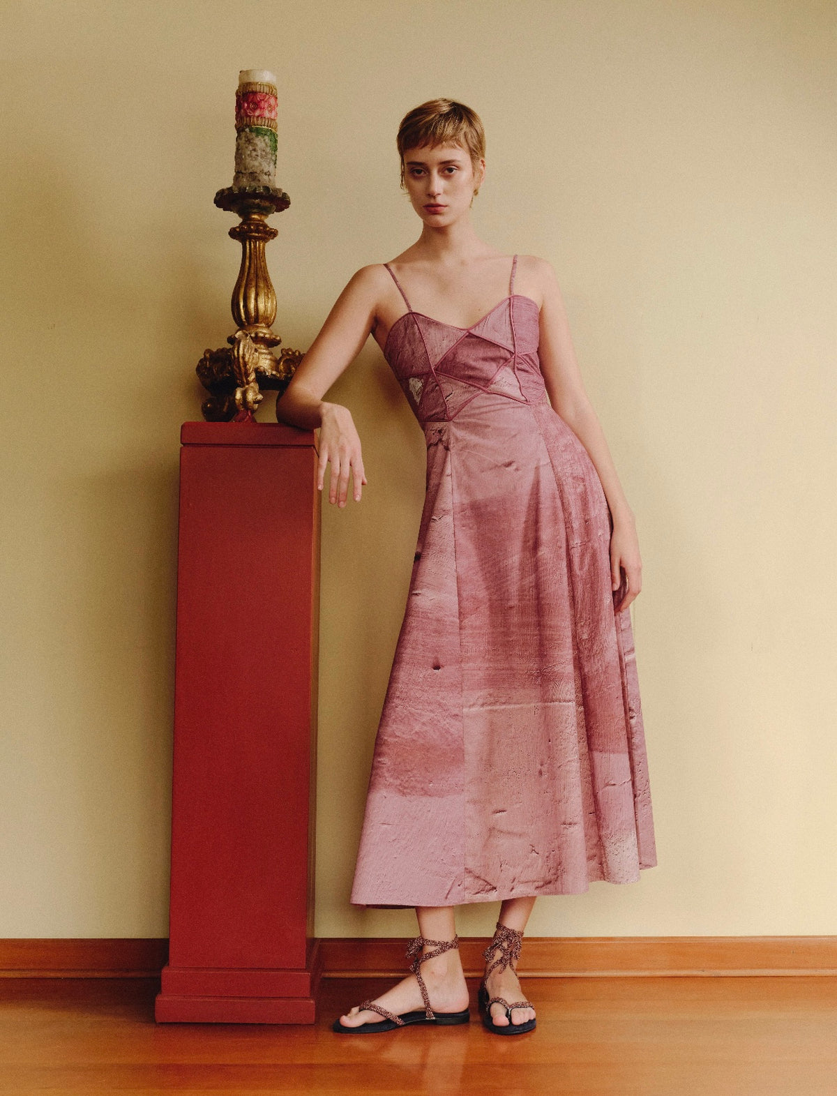 PINK CAMPANILLA DRESS