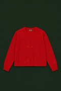 CRUZADO CARDIGAN — RED