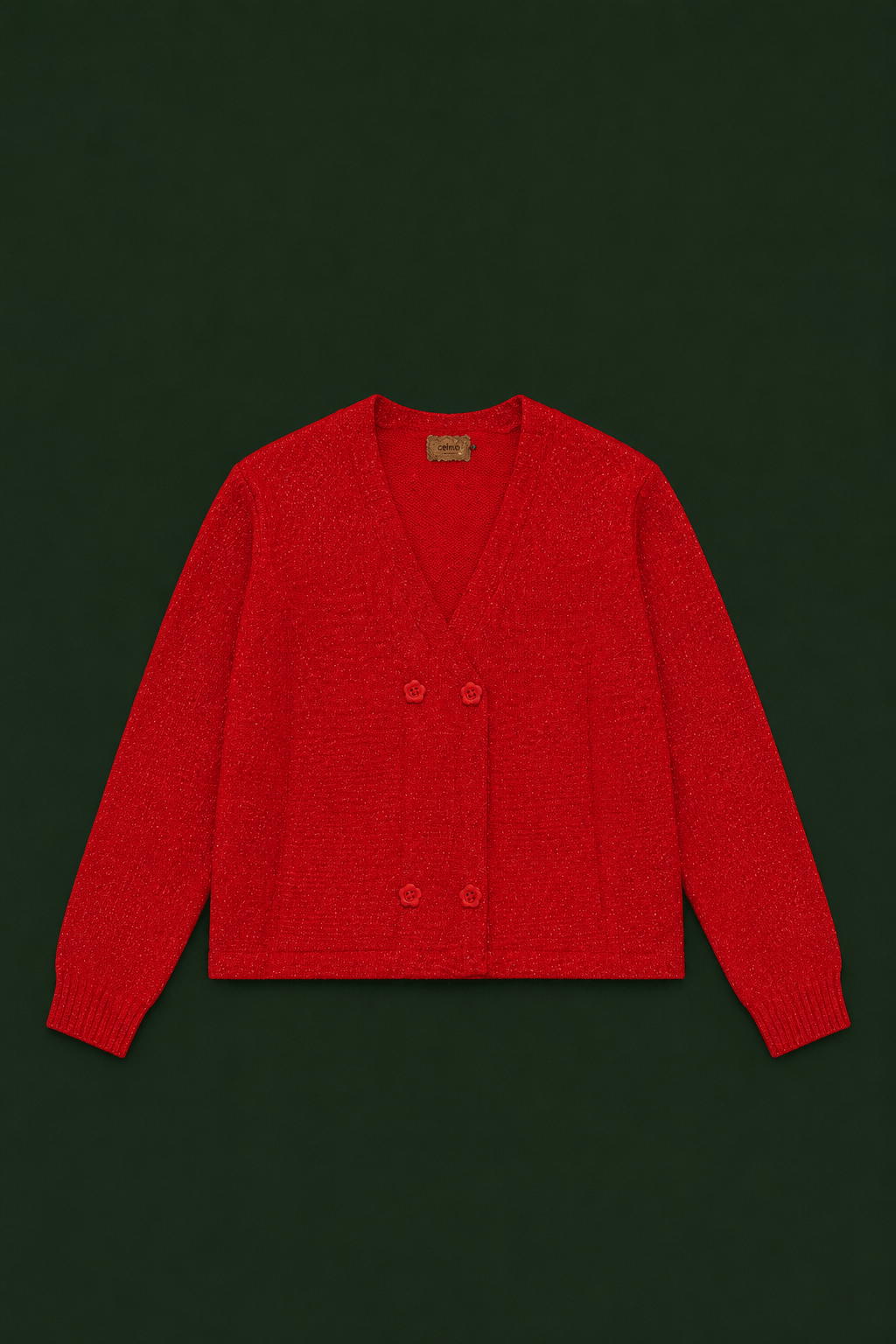 CRUZADO CARDIGAN — RED