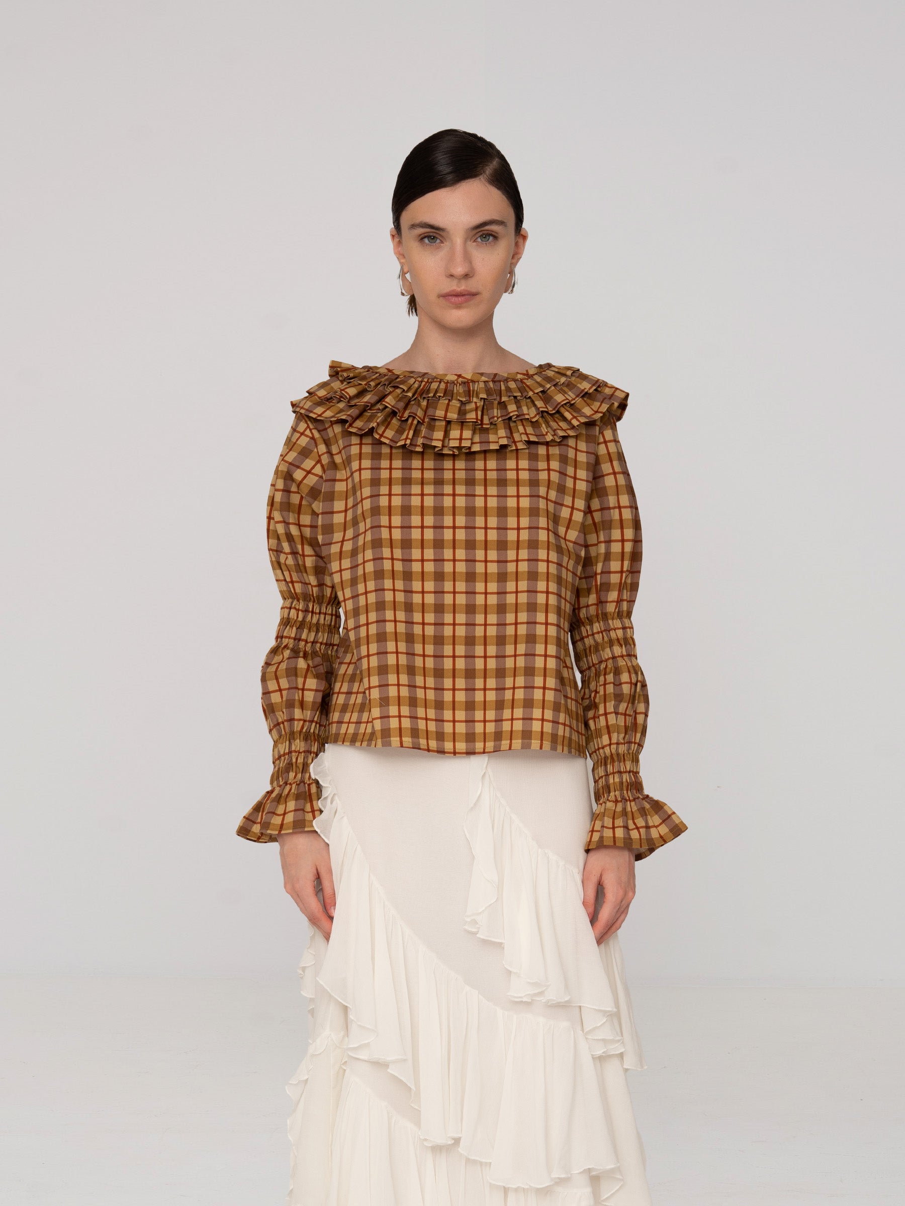 TARTINE PLAID BLOUSE