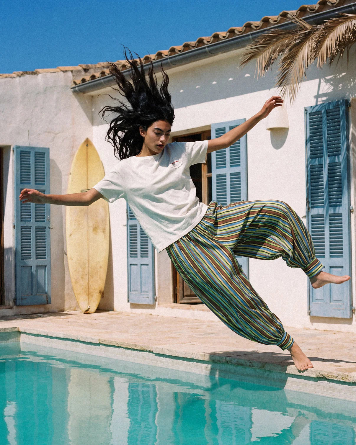 CALA STRIPED TROUSERS