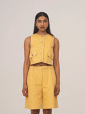 DESK YELLOW DENIM SET