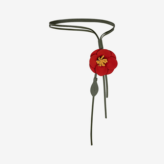 BELT BAG + BAG CHARM - CAYENA in Carmín