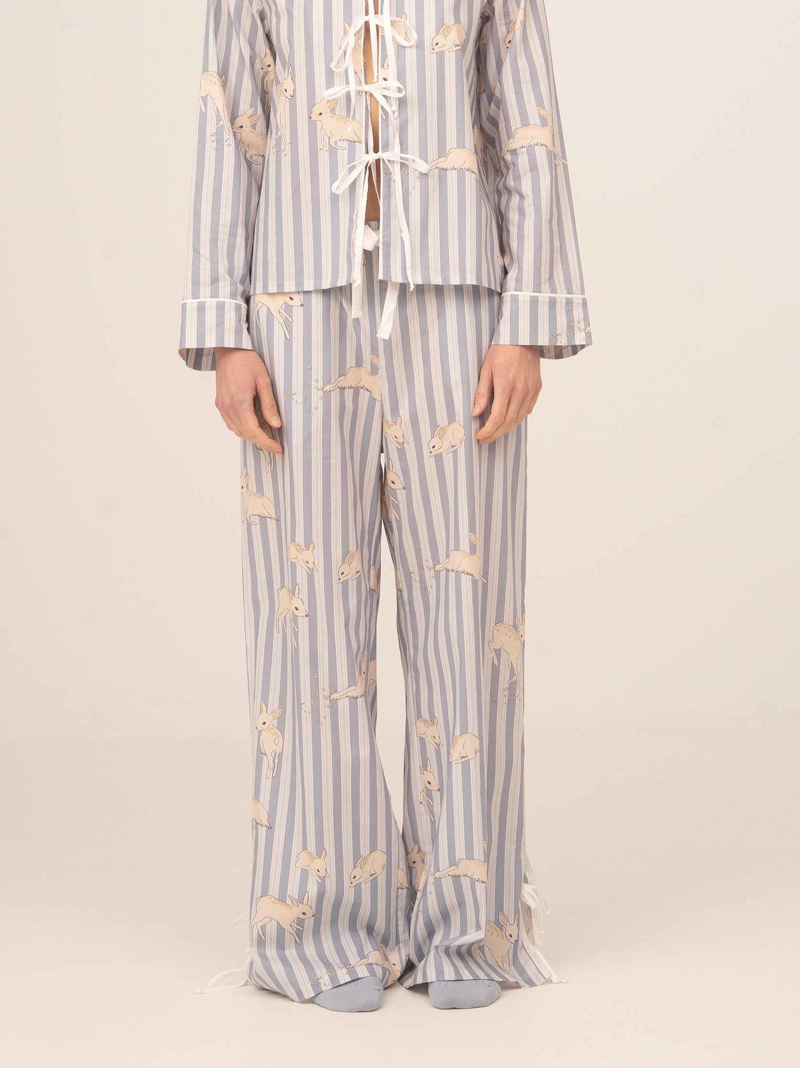STRIPED BAMBI PAJAMA SET