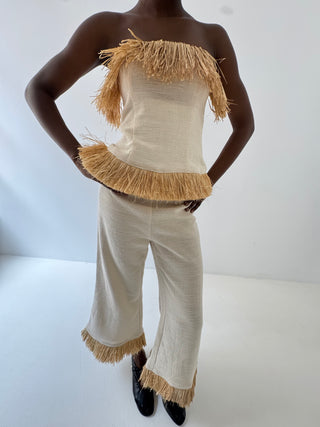 FRINGE STRAW SET