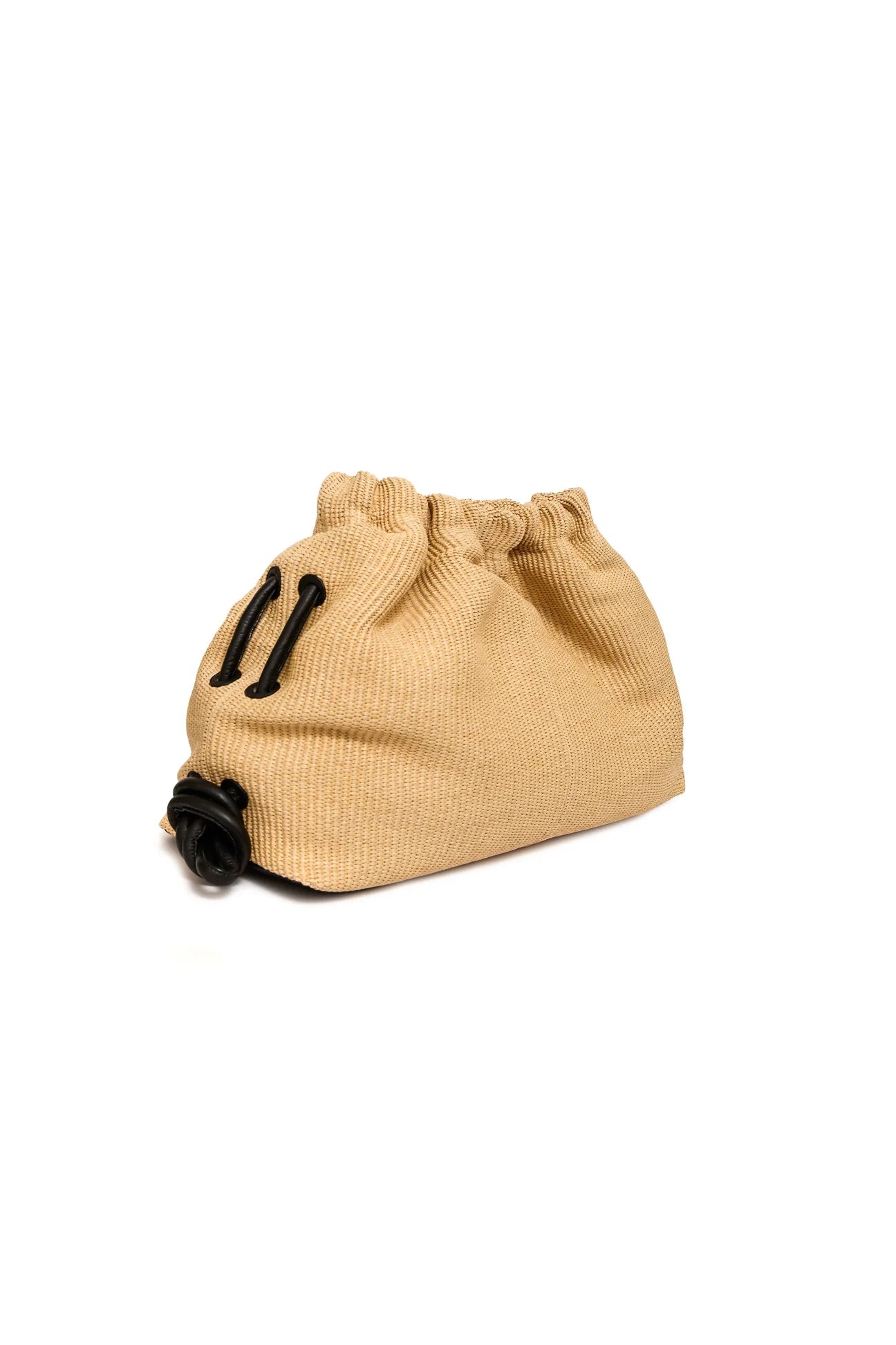 MAXI CROISSANT— RAFFIA NEGRO
