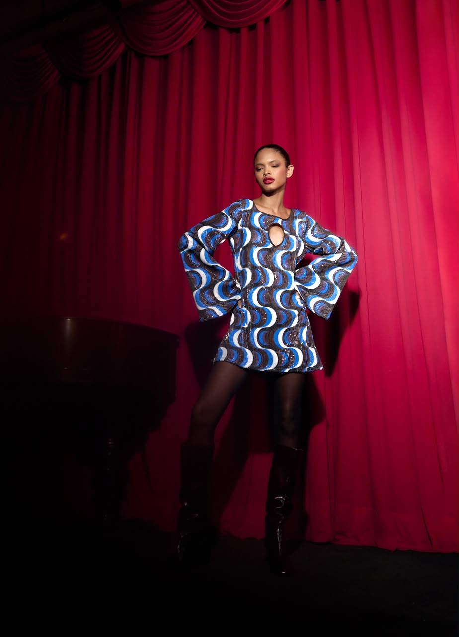 MUDANZA SEQUIN DRESS