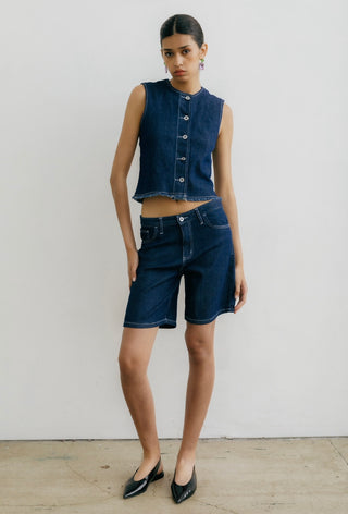 DENIM BERMUDA SET