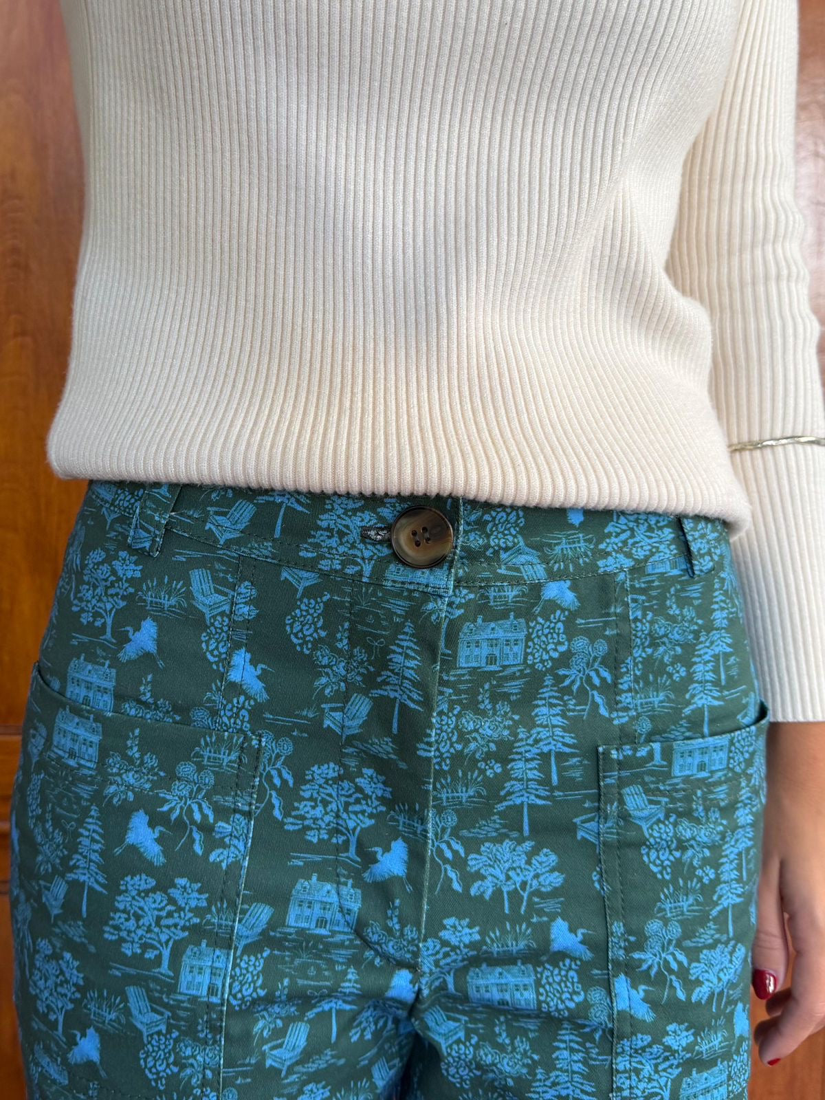 DARLING PORCH PANTS — GREEN