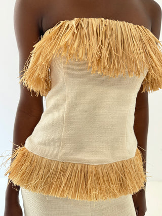 FRINGE STRAW SET