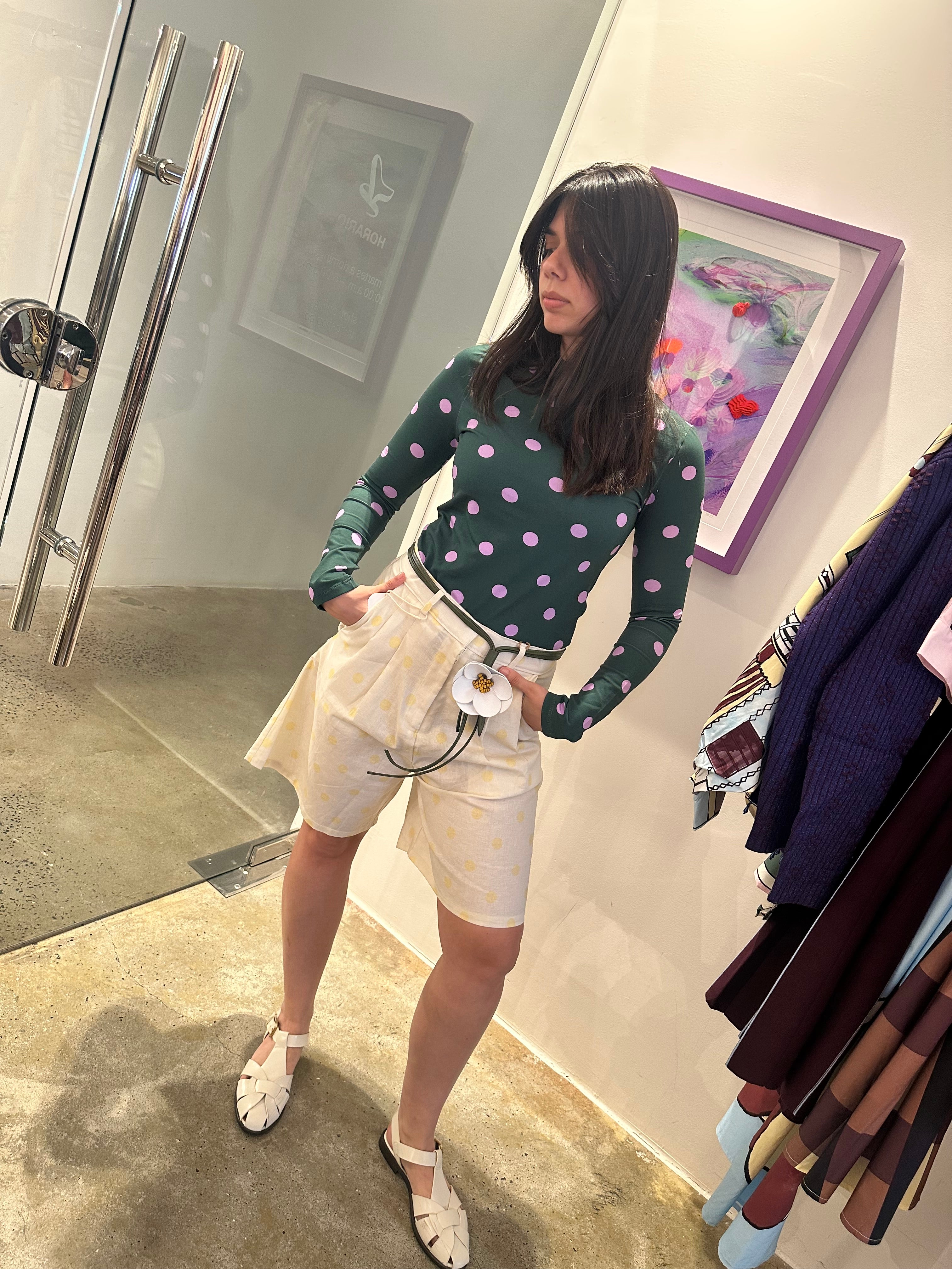 POLKA AMY BERMUDA SHORTS