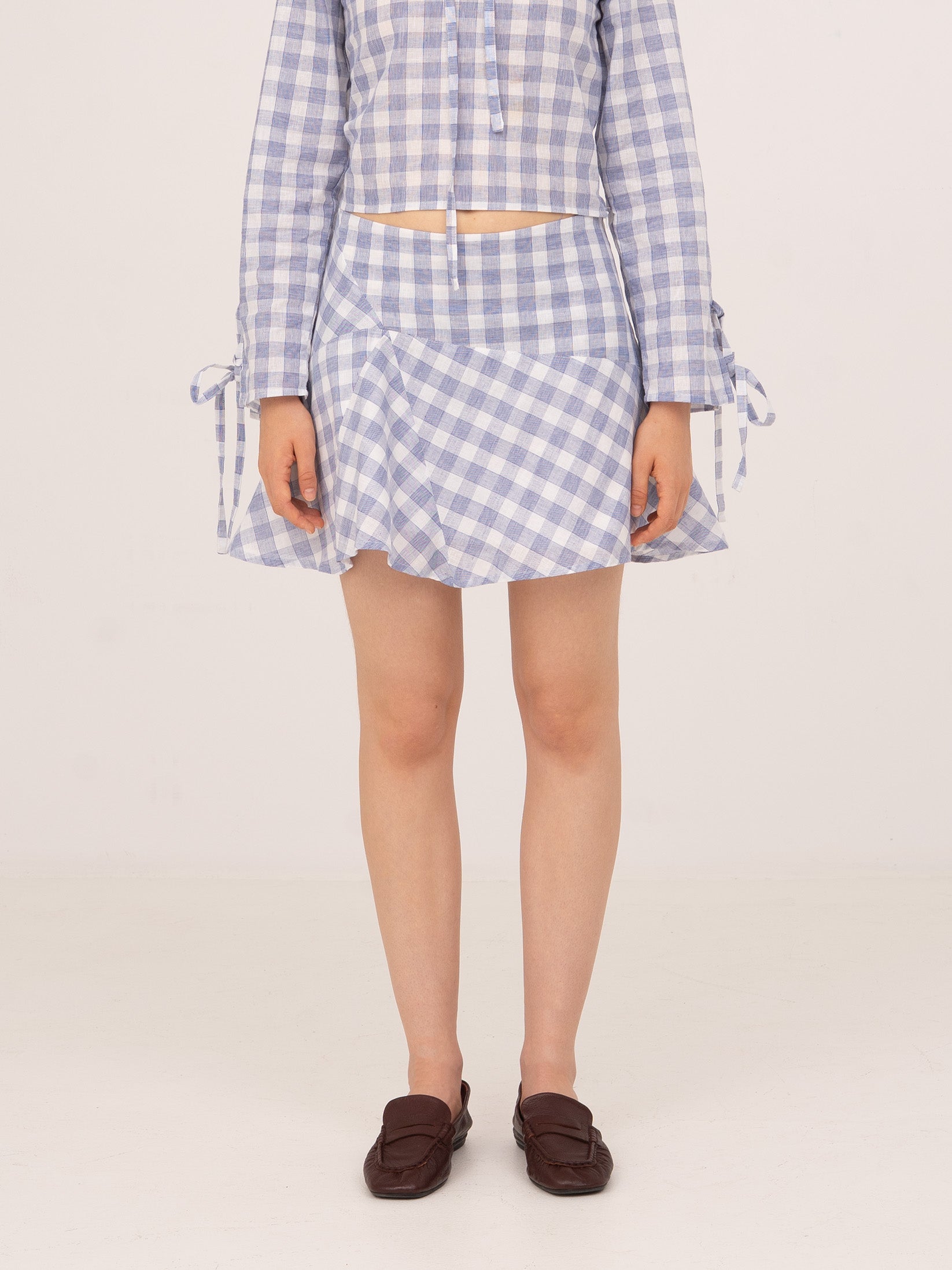 COMMUTE PLAID BLUE SET