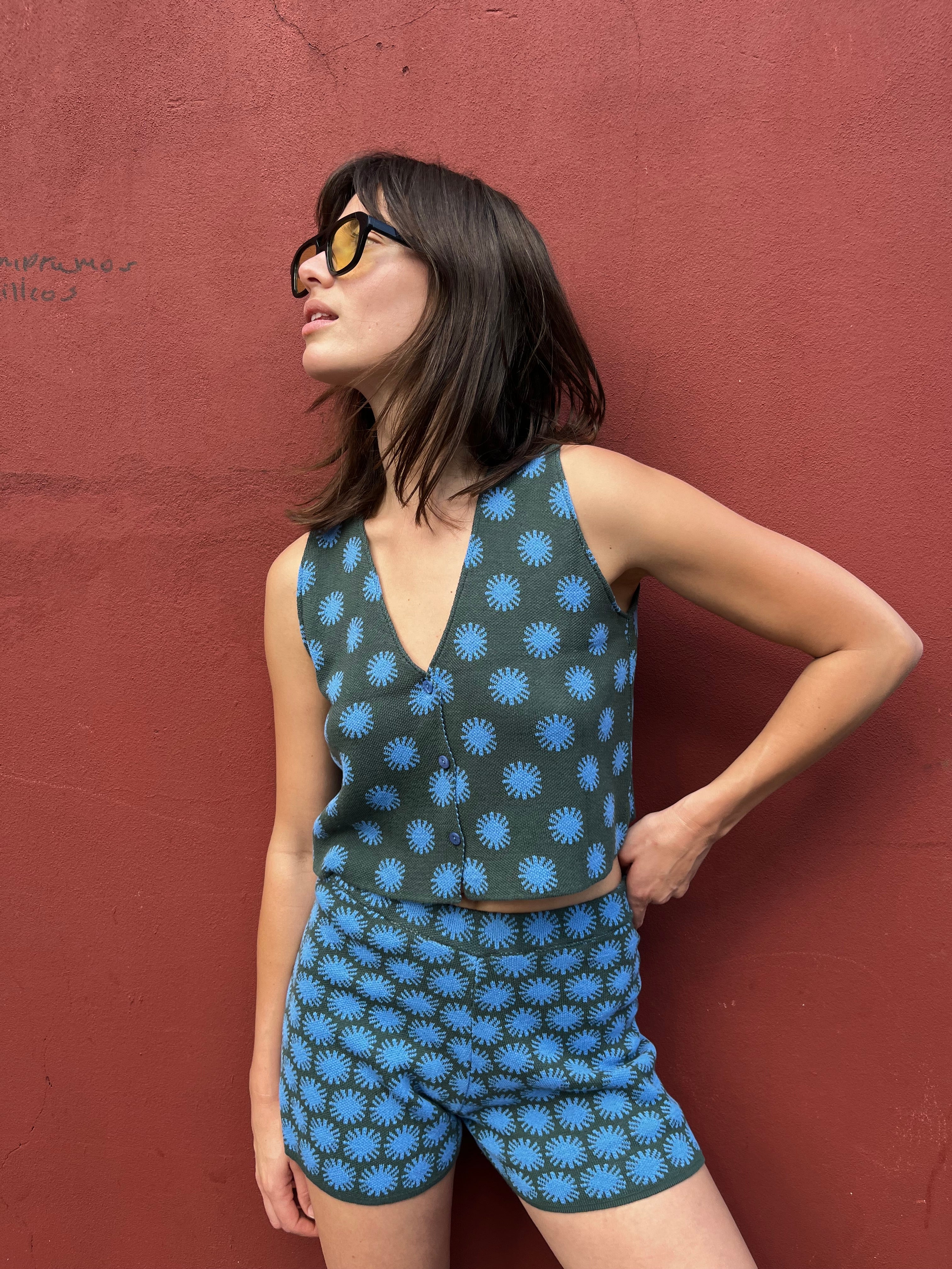 SOLES VEST — BLUE