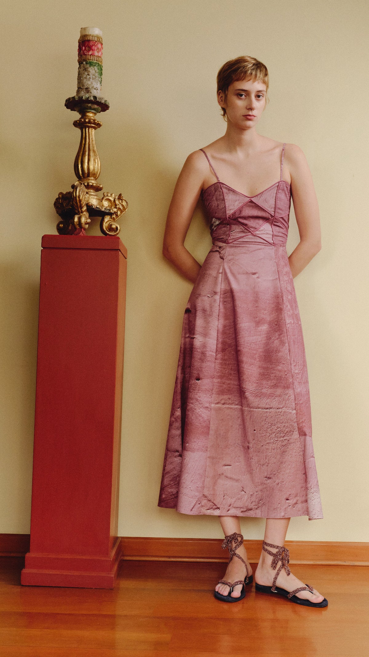 PINK CAMPANILLA DRESS