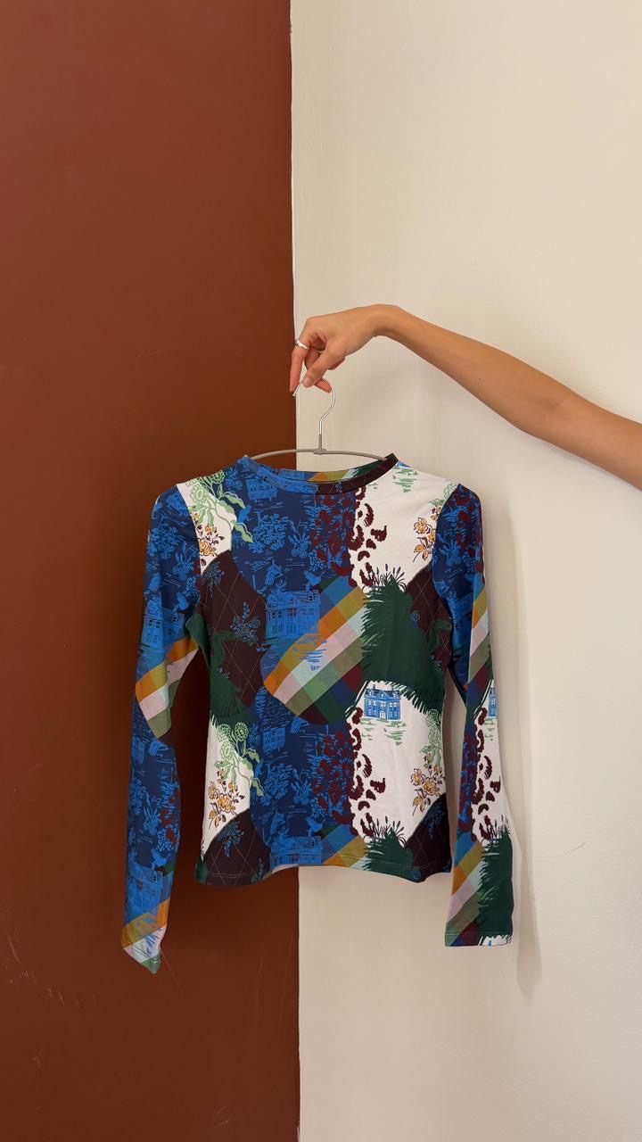 PORCH PATCHWORK LONG SLEEVE