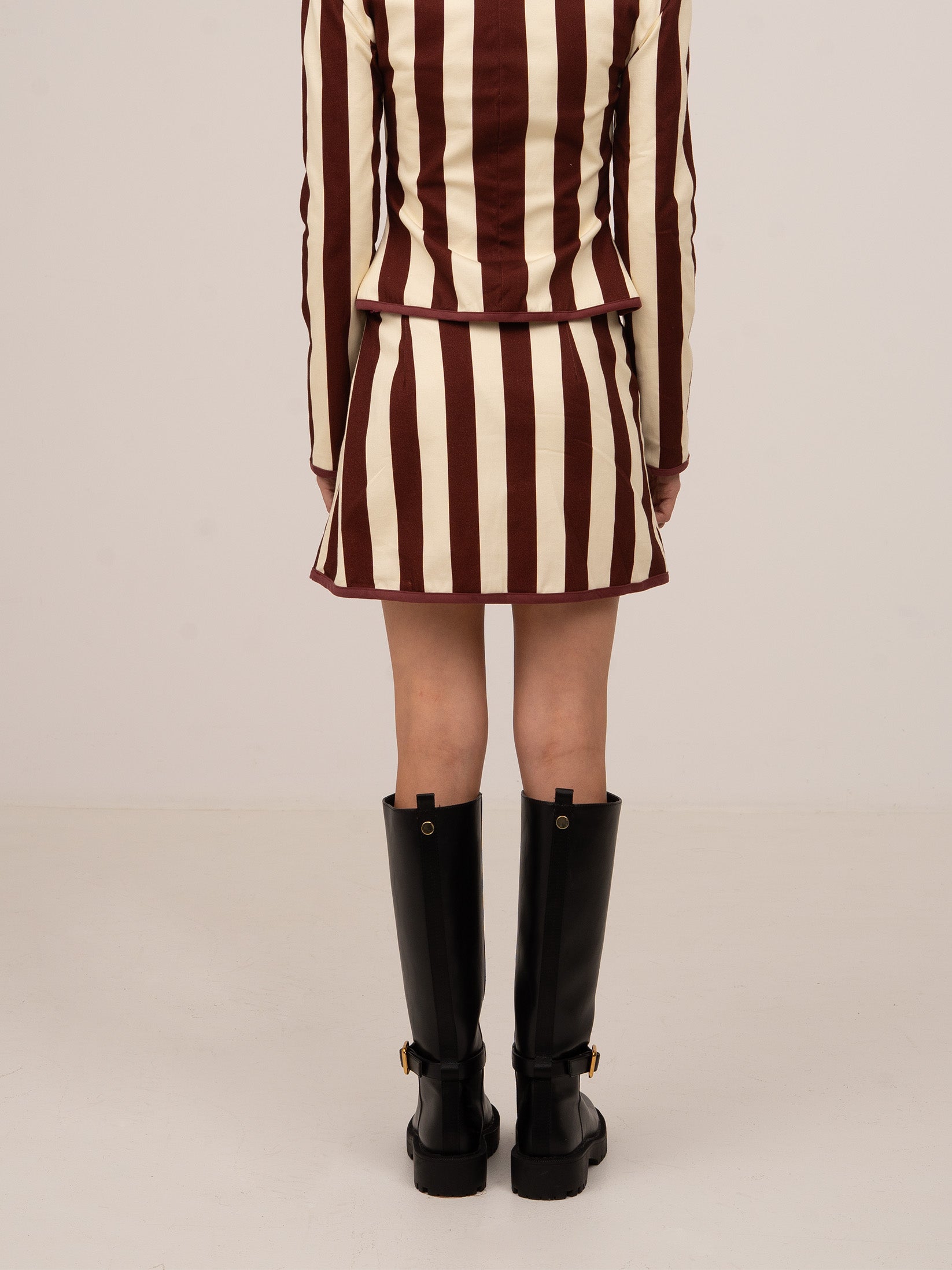 WHISTLE BURGUNDY SKIRT
