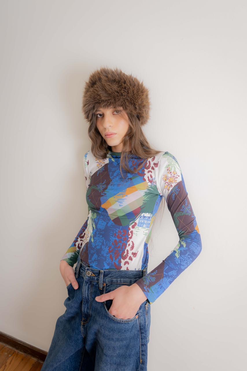 PORCH PATCHWORK LONG SLEEVE